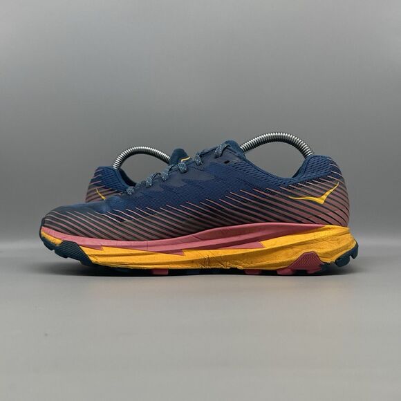 HOKA One One Torrent 2 Size 9 Women's Trail Running Shoe Blue 1110497 MBSF - Picture 6 of 10